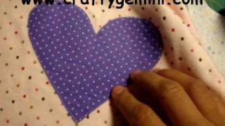 How to do Fusible Applique or Raw Edge Applique Tutorial [upl. by Lon]