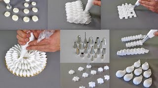 Como utlilizar las boquillas esenciales en pastelería How to use the essential nozzles for pastry [upl. by Molton298]