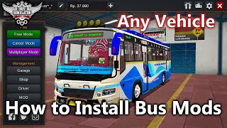 How to Install Mods in Bus Simulator Indonesia [upl. by Nmutua]