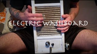 DIY Instrument Electric Washboard [upl. by Naggem]