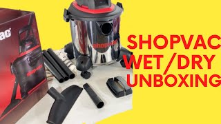 Shop Vac Unboxing [upl. by Millford]