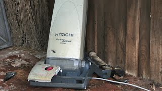 Smashing a Vintage Hitachi CV770DP Upright Vacuum Cleaner [upl. by Intruok660]