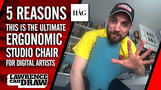 The best ergonomic chair for digital artists HÅG Capisco review [upl. by Mil]