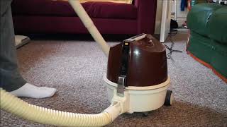 Vintage 1981 Hitachi CV160 Cylinder Vacuum Cleaner [upl. by Stacey]