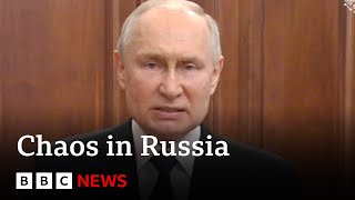 24 hours of chaos in Russia and Ukraine frontline report  BBC News [upl. by Allesig]