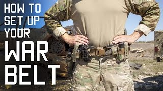 How To Set Up Your WAR BELT  DUTY BELT  SF Assaulter Gear  Tactical Rifleman [upl. by Viking910]