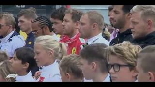 F1 Spa 2019  Anthoine Hubert death tribute amp minute silence  Norris interview  Live 60FPS [upl. by Lehcim]