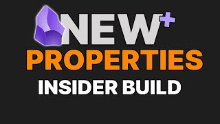 UPDATE Properties in Obsidian [upl. by Aubry]