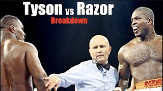 Iron Mike Tyson vs Razor Ruddock Explained  Smash Punch vs Peekaboo Breakdown [upl. by Billat]