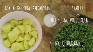 Boerenkoolstamppot recept  Jumbo [upl. by Aiker237]