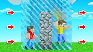 Can You SURVIVE in A MOVING Minecraft BARRIER [upl. by Godliman]