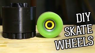 Casting DIY Skateboard Wheels Using a 3DPrinted Mold [upl. by Glynn]