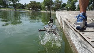 MAGNET FISHING WITH EXTREMELY STRONG MAGNETS [upl. by Nenad479]