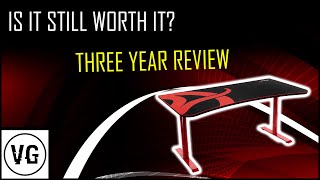 Arozzi Arena 3 Year Review  Gaming Desk Review [upl. by Queston]