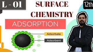 Surface Chemistry । Class12 L1 । Adsorption। Physisorption । Chemisortion । Graphs । Numericals [upl. by Hunsinger]