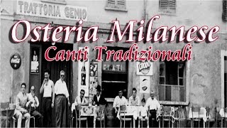 Osteria Milanese  Italian Folk Music Milan [upl. by Aseek916]