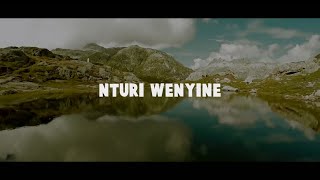 Israel Mbonyi  Nturi Wenyine Lyrics video [upl. by Ahsineb]