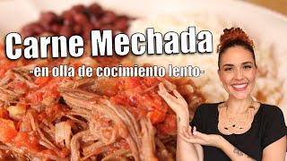 Cómo hacer Carne Mechada en olla de cocimiento lento  Paso a paso [upl. by Deb]