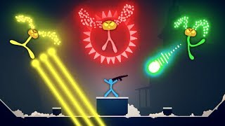 Stick Fight NEW BOSSES vs Hero Stickmen Stick Fight the Game Multiplayer Gameplay NEW Update [upl. by Kamp]