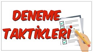 Deneme Sınavı Taktikleri [upl. by Llebasi]