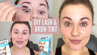 EASY DIY LASH amp BROW TINT [upl. by Ennahs]