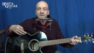 A Whiter Shade Of Pale Harmonica and Guitar lesson [upl. by Eyak]