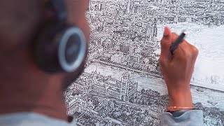 Stephen Wiltshire  Autistic Savant Artist Draws City From Memory [upl. by Aros]