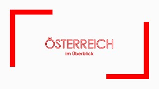 Geographie Österreich im Überblick [upl. by Bornstein]