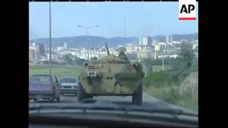 KOSOVO CONVOY OF RUSSIAN TROOPS ENTERS [upl. by Avert]