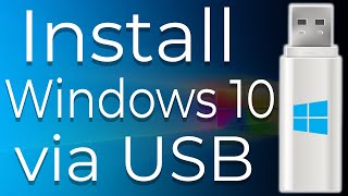 How to Download and Install Windows 10 from USB Flash Drive StepByStep [upl. by Philina368]