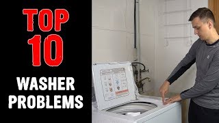 10 Most Common Problems With Laundry Washing Machines [upl. by Anekam359]