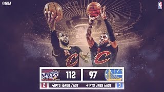 Warriors vs Cavaliers Game 5 NBA Finals  061316 Full Highlights [upl. by Ahusoj]