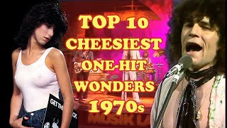 Top 10 Cheesiest OneHit Wonders of the 1970s [upl. by Hadleigh441]