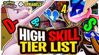 HIGH SKILL Pokemon Unite Tier List [upl. by Franzoni]