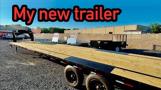 Unloading a utility trailer with ease [upl. by Atazroglam]