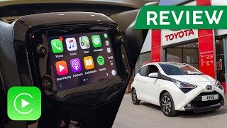 New 2018 Toyota Aygo Apple CarPlay Review [upl. by Trammel581]