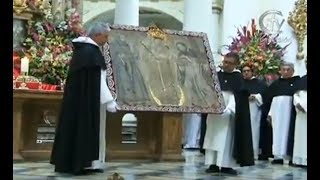 Descenso del Lienzo de la Virgen de Chiquinquirá [upl. by Nyliahs]