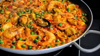 Easy PAELLA Seafood – Ulam Pinoy Recipes [upl. by Gallagher]