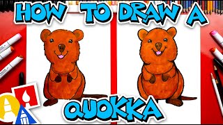 How To Draw A Quokka Wallaby [upl. by Votaw]