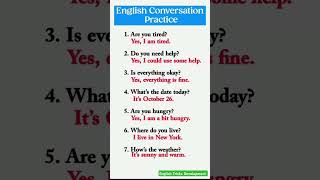 English Conversation Practice  150 Questions and Answers in English [upl. by Joerg]