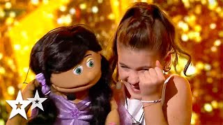 Young VENTRILOQUIST Gets GOLDEN BUZZER on Romanias Got Talent 2021  Got Talent Global [upl. by Hillier]