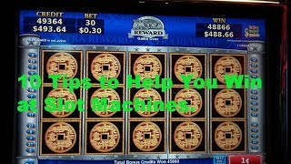 10 Tips to help you win at slot machines [upl. by Hooke170]