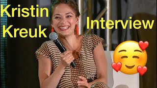 Kristin Kreuk CBC Interview  2019 [upl. by Aliakam86]