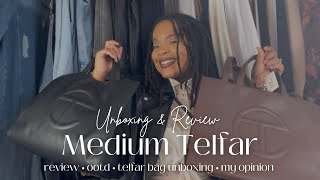 Telfar Bag Unboxing and Review [upl. by Fridlund977]