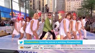 PSY Gangnam Style in New York City HD Live [upl. by Atinob]