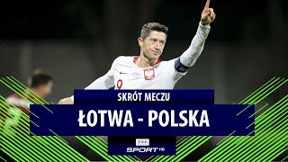 El Euro 2020 Łotwa  Polska Hattrick Lewandowskiego  Skrót meczu [upl. by Silin871]