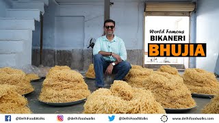 World Famous BIKANERI BHUJIA I Bhujia  Sandwich  Sabzi  Parantha  I History Making amp Tasting [upl. by Uolyram]