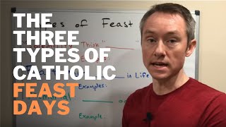 3 Types of Catholic Feast Days Solemnities Feasts and Memorials [upl. by Yrral]