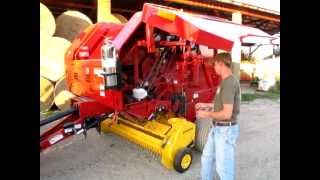 New Holland BR7000 Series Round Baler Overview [upl. by Sallee]