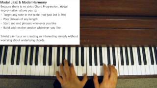 Modal Jazz Explained  Improvisation and Harmony [upl. by Merry701]